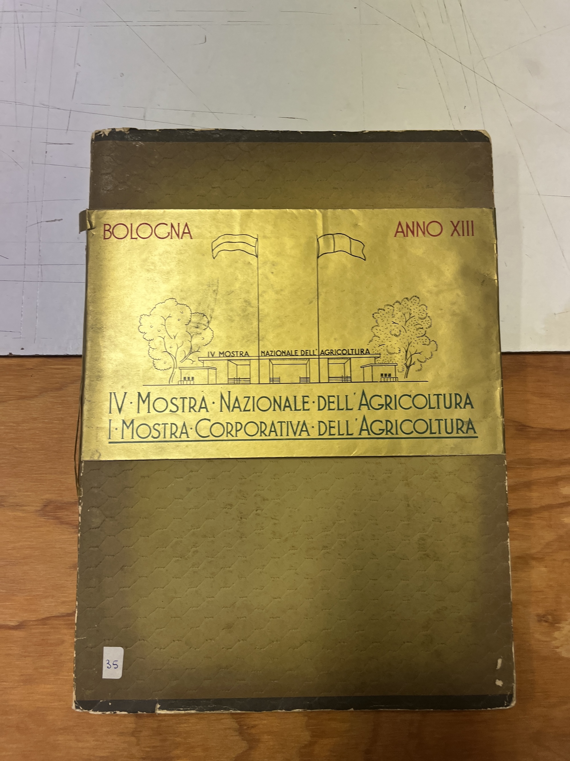 Fondo De Angeli - IV Mostra nazionale dell'Agricoltura 1935