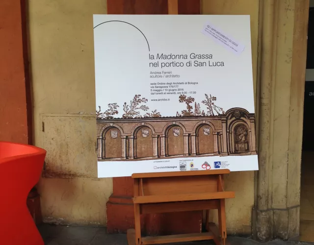 Mostra la Madonna Grassa nel portico di San Luca