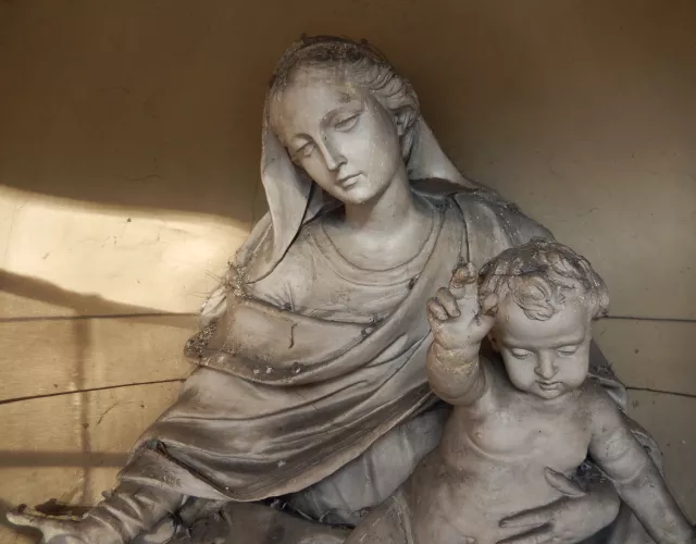 Madonna Grassa - prima del restauro