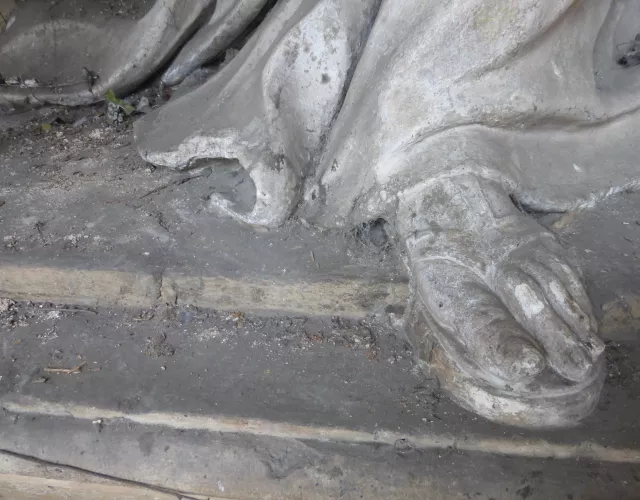 Madonna Grassa - prima del restauro